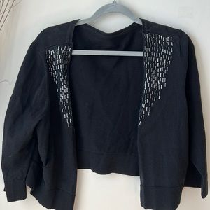 EUC Women’s Black Sequin Sweater size 1x